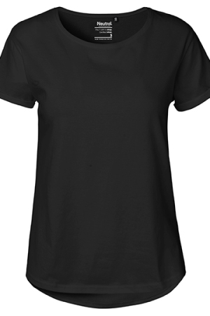 Ladies Roll Up Sleeve T-Shirt